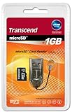 Transcend  1GB microSD with RDS3 Card Reader