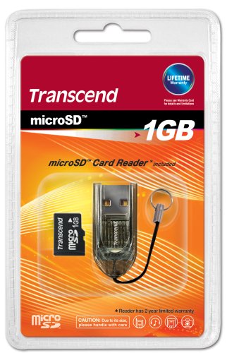 Childrens Toyshop  Electronics : Transcend TS1GUSD-S3 1GB Micro SD with RDS3 Card Reader