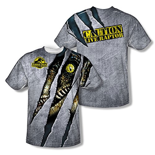 Jurassic Park Live Raptro Mens Sublimation Shirt