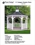 Classic Gazebo Project Plans -Design #10012