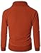 Doublju Mens Terry Zip-up Hood Slim fit Jacket