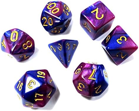 OMMI ® Polyhedral TRPG Game Dice Set D4-D1
