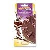 Schoko-Dreiecke & St�bchen "Blumen" aus Zartbitter-Schokolade - je Packung