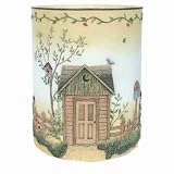 Expressions Linda Spivey Outhouse Wastebasket