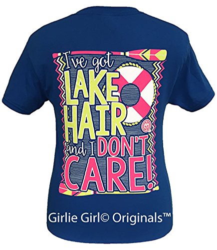 Girlie Girl Originals Women's Lake Hair T-Shirt Small