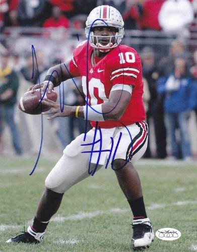 Troy Smith Ohio State Buckeyes Signed Autographed Photo Jsa Coa