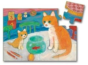 Mommy and Her Kitten Puzzle by Djeco