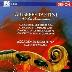 Tartini: Concerto for violin in Em; Concerto for violin in Af