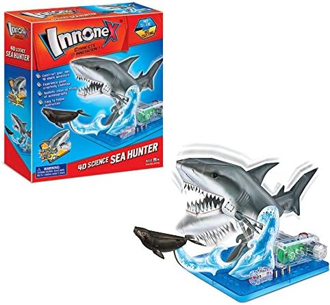 INNONEX - 4D SCIENCE - SEA HUNTER - JIGSAW 3D PUZZLE MOTORIZED KILLER SHARK