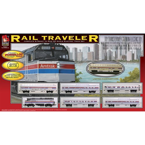 Life Like Rail Traveler AMTAK Passenger Electric Train Set