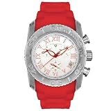 Swiss Legend Men's The Commander Collection Red Band Chronograph Watch #SL-30011-55
