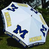 MICHIGAN WOLVERINES 10 FOOT WIDE PATIO UMBRELLA