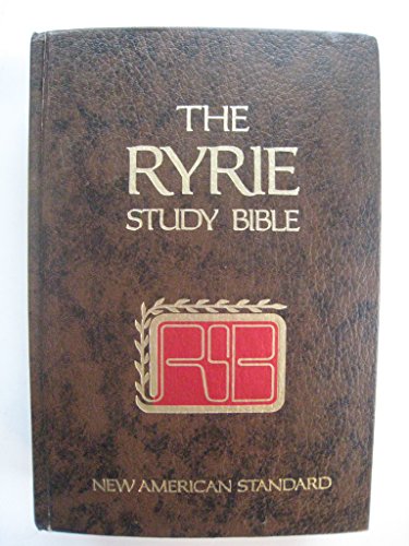 The Ryrie study Bible: New American standard translation : with introductions, annotations, outlines, marginal references, harmony of the Gospels, synopsis ... and timeline charts, and many other help