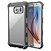 Galaxy S6 Case - Poetic [Affinity Series] - [TPU Grip Bumper] [Corner Protection] Protective Case for Samsung Galaxy S6 (2015) Frost Clear/Gray (3-Year Manufacturer Warranty From Poetic)