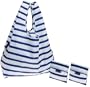 BAGGU Reusable Shopping Tote - 3-Pack,Navy Stripe,one size