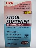 Colace Docusate Sodium Stool Softener 50mg 30 Softgels OTC Generic CVS Brand 50 Mg