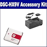 Sony DSC-HX9V Digital Camera Accessory Kit includes: SDM-175 Charger, SDNPB ....