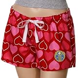 NCAA Denver Nuggets Ladies Red Candy Hearts Boxer Shorts (Medium)