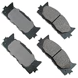 Akebono ACT1212 ProACT Ultra-Premium Ceramic Brake Pad Set by Akebono