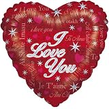 Sparkling Love Holographic Mini Balloon (1 ct) (1 per package)