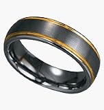 Avon Tungsten Two-Tone Men's Ring Size 9