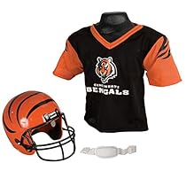 Franklin Sports NFL Cincinnati Bengals Replica Youth Helmet and Jersey Set
