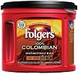 Folgers 100% Colombian Ground Coffee, 27.8-Ounce Packages (Pack of 3)
