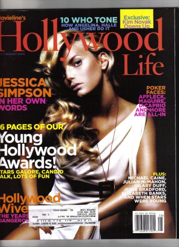Hollywood Life magazine Jessica Simpson July/Aug 2005