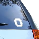Ohio State Buckeyes White Wordmark Decal