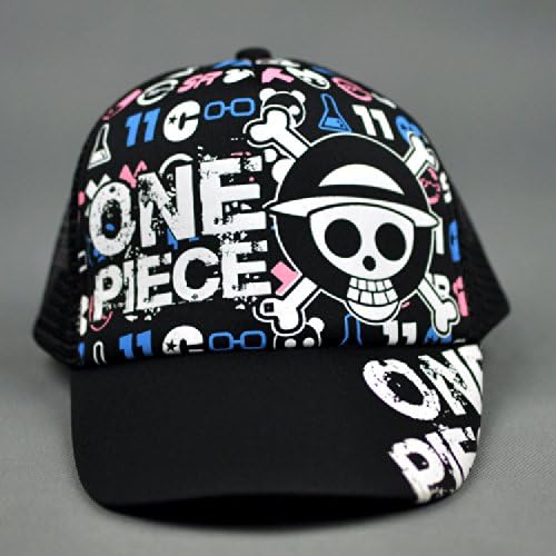 Wontimes One Piece Cartoon Cap for Unisex Adult/Teen/Student Sport Hiphop Summer Womens Sun Hat Adjustable Baseball Snapback Hats Caps