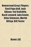 Produkt-Bild: Homestead Grays Players: Cool Papa Bell, Josh Gibson, Ted Radcliffe, Buck Leonard, Luke Easter, Silas Simmons, Martn Dihigo, Bill Foster