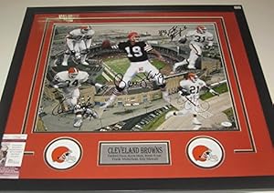 Bernie Kosar Cleveland Browns Signed Autographed 16x20 Photo Framed Matted Jsa