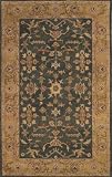 Charcoal/Gold Light Brown/Beige/Dark Brown by 828 Rugs International Vashawar Collection
