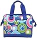 Sachi Insulated Fun Prints Lunch Tote, Blue Circles