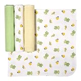 Tiddliwinks Froggie Flannel Receiving Blankets 4-pk.