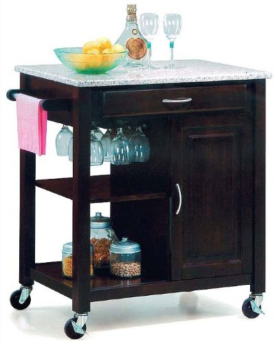 Minibar-01 Mini Kitchen Cart in Walnut Minibar-01 Mini Kitchen Cart in Walnut