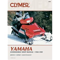 Yamaha Snowmobile Manual, 1984-1989 (Clymer Snowmobile Repair Series)