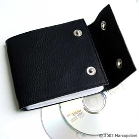 LIBRO - Handmade Italian Leather CD Carrying Case
