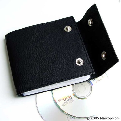 Buy LIBRO - Handmade Italian Leather CD Carrying Case (Black)