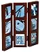 Kitchen & Housewares : Umbra Shoji Multi-Frame Holds 9, 1.5"x 2" Photos- Walnut