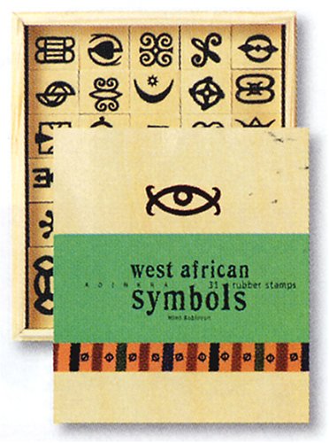 Cover image : West African Symbols: Adinkra : 31 Rubber Stamps