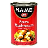 Ka-Me Straw Mushrooms, 15-Ounce Cans (Pack of 6)