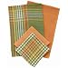 Picadilly Kitchen Towel Set - Persimmon