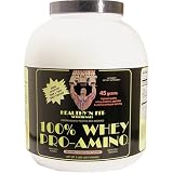 Review Healthy 'n Fit  / Healthy 'n Fit 100% Whey Pro Am, Vanilla ice Cream Flavor 5-Pound Bottle Tub
