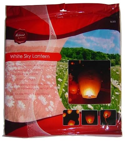 White Sky Lantern / Traditional Chinese Lantern. x 1