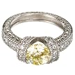Citrine Sterling Silver Estate Ring