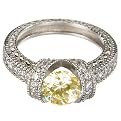Citrine Sterling Silver Estate Ring