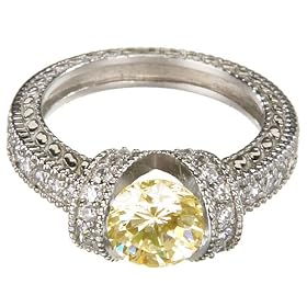 Citrine Sterling Silver Estate Ring by magazines