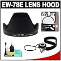 Canon EW-78E Lens Hood for the Canon EF-S 15-85mm f/3.5-5.6 IS USM Lenses + UV Filter + Accessory Kit