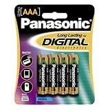 Panasonic Digital Alkaline AAA Batteries (LR03GA12B) (LR-03GA12B)